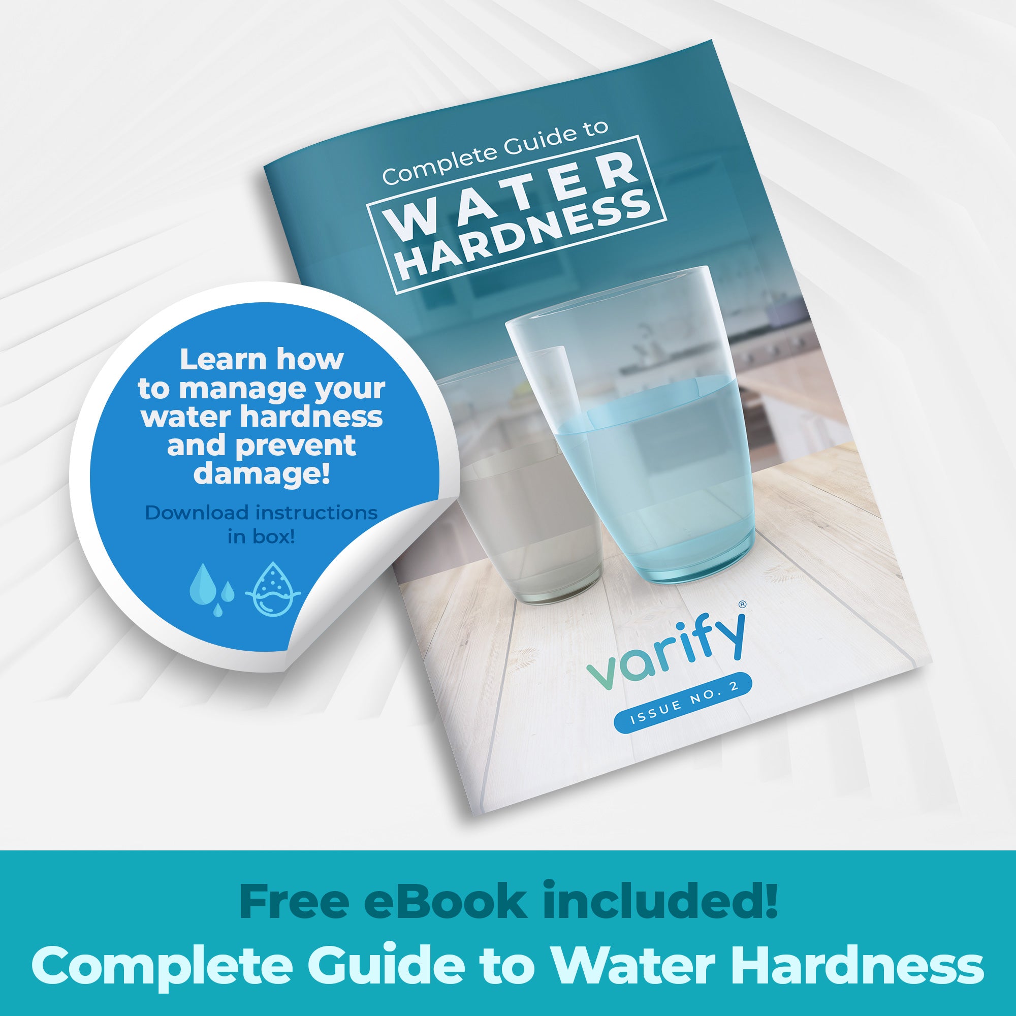 Water Hardness Test Kit - 150 Strips at 0-425ppm